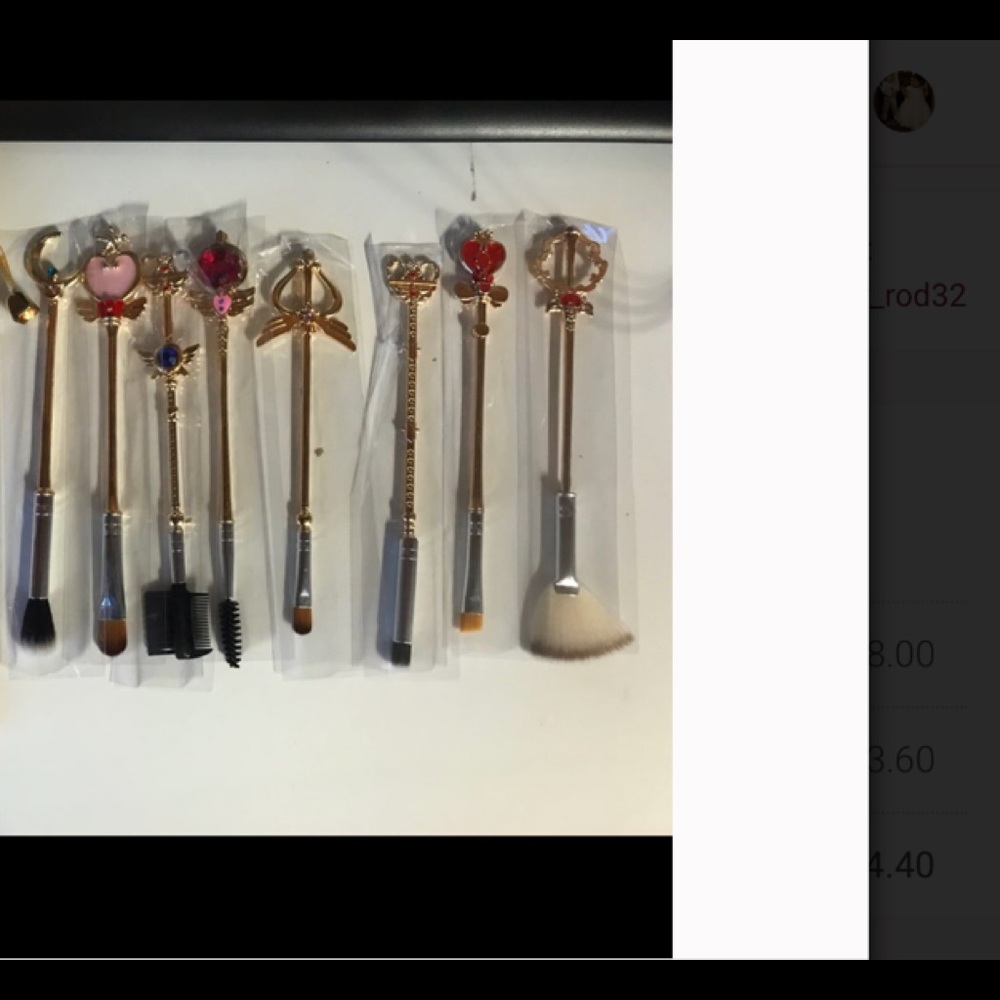 Sailor moon brushes 8 pc set